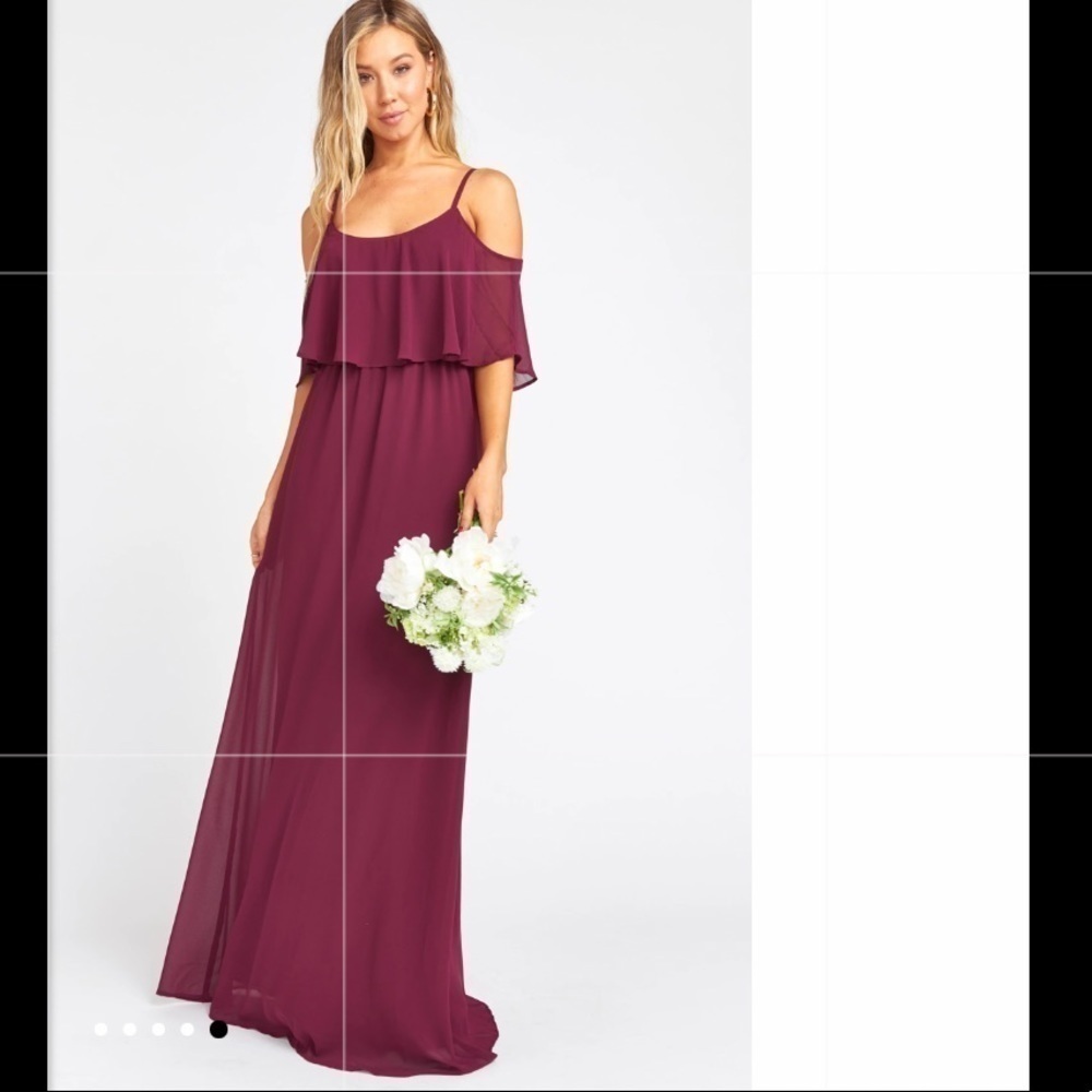 Show Me Your Mumu Caitlin Ruffle Maxi Dress